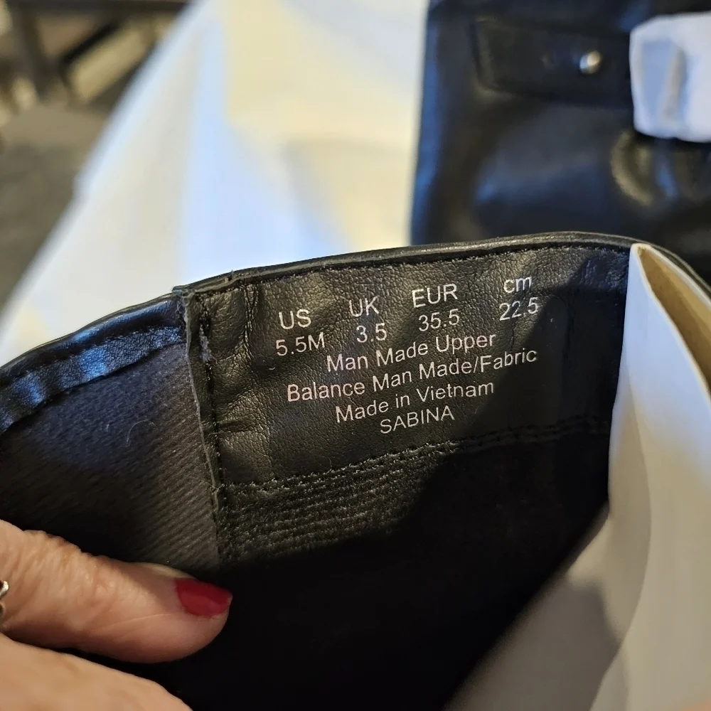 Carlos By Carlos Santana Sabina Women's Black Wife Calf Boots 5.5 NEW - Picture 10 of 15